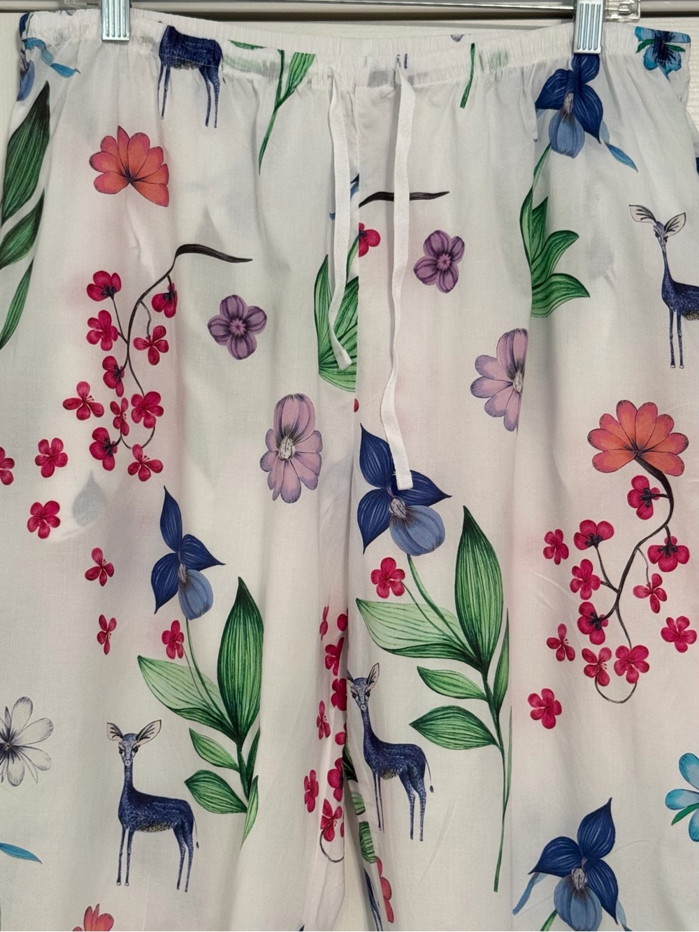 LIKE NEW The Cat’s Pajamas Oh Deer PJs 100% Luxe Pima Cotton XL - Picture 10 of 16